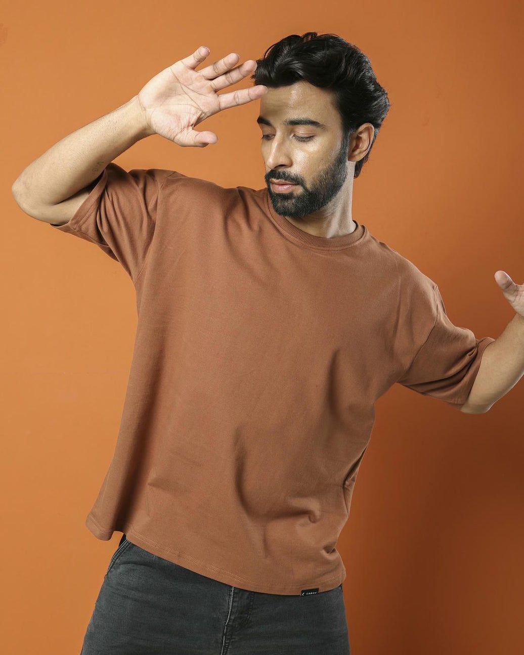 Brown Oversized T-Shirt - CARAV