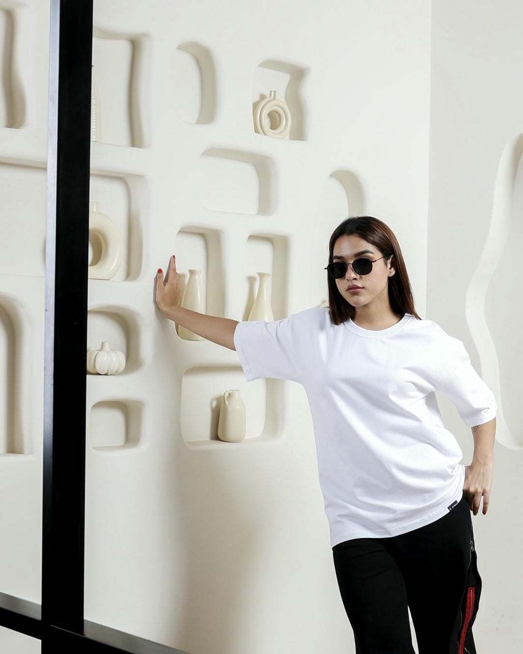 White Oversized T-Shirt - CARAV